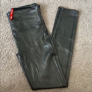 Spanx Pebbeled Leather Legging